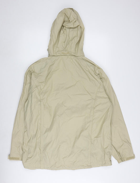 Jack Murphy Women's Beige Mid-Length Rain Coat Size 16