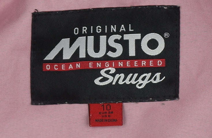 Musto Women’s Pink Hooded Jacket Size 10
