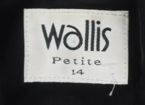 Brand and care label for Wallis Petite Black Suit Jacket -, size 14