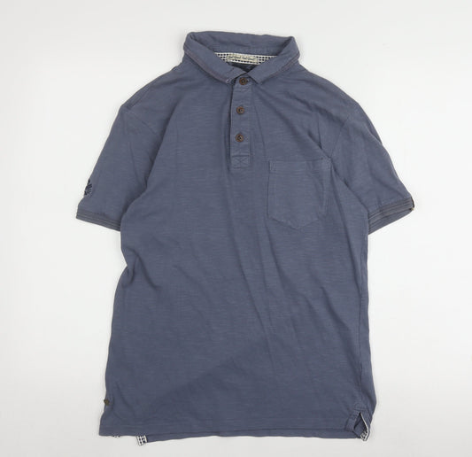 Tokyo Laundry Blue Men's Polo Shirt Small