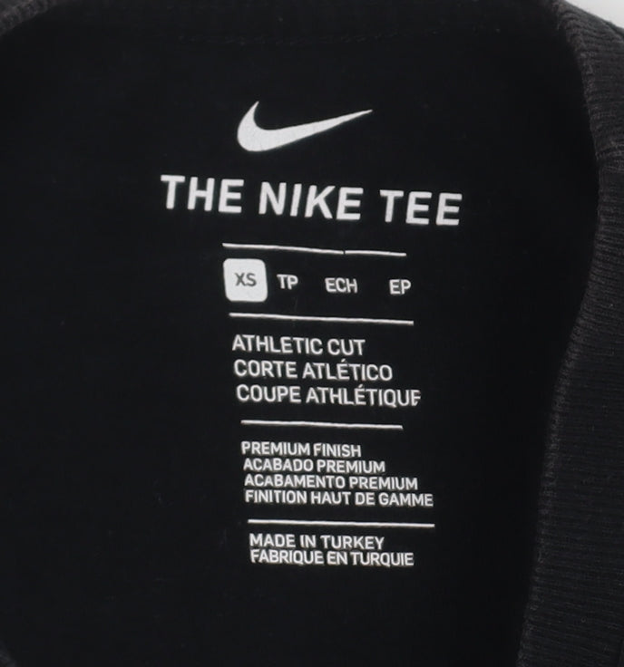 Nike Men's Black XS Graphic Print T-Shirt Athletic Fit