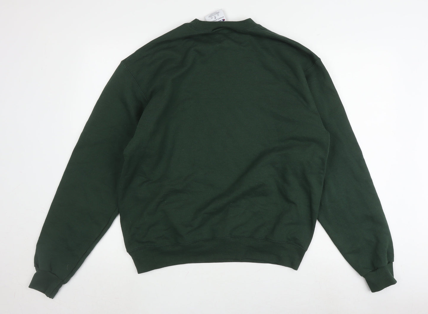 Champion Unisex Green Pullover Sweatshirt M
