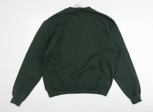 Champion Unisex Green Pullover Sweatshirt M