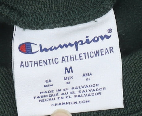 Champion Unisex Green Pullover Sweatshirt M