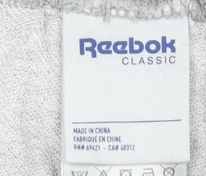 Reebok Men's Grey Jogger Trousers, Size S, Casual