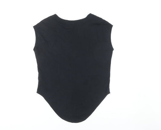 Nike Women's Black Sleeveless T-Shirt XS