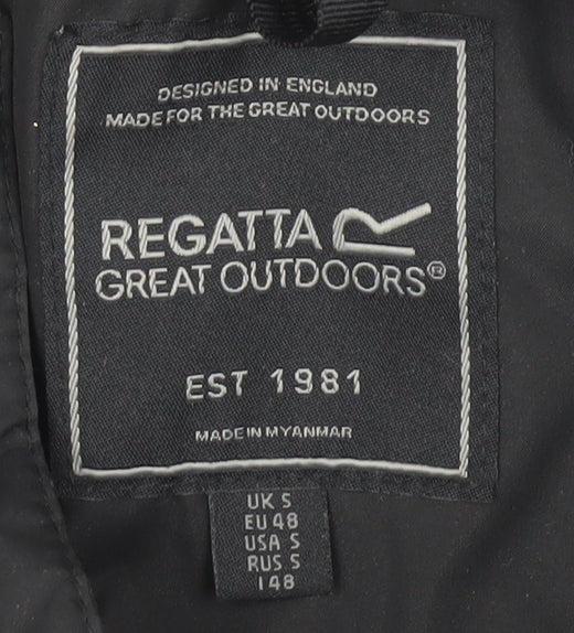 Regatta Men's Black S Waterproof Hooded Jacket