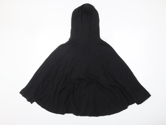 Calvin Klein Women's Black Cape XS Lightweight Hooded