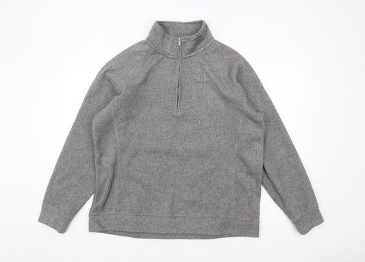 Craghoppers Men's Grey 1/2 Zip Sweatshirt, Large