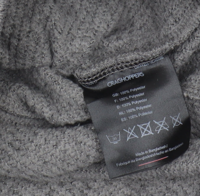 Craghoppers Men's Grey 1/2 Zip Sweatshirt, Large