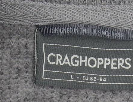 Craghoppers Men's Grey 1/2 Zip Sweatshirt, Large