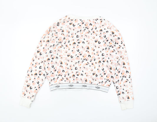 Womens UK S Regular UGG Multicoloured Pullover Sweatshirt