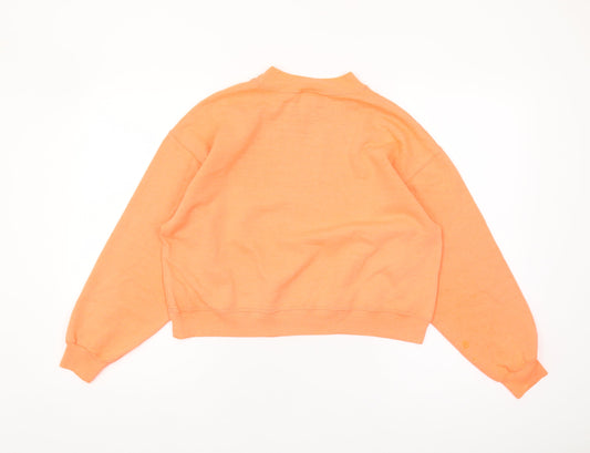 Reebok Women's Orange Pullover Sweatshirt - Size S