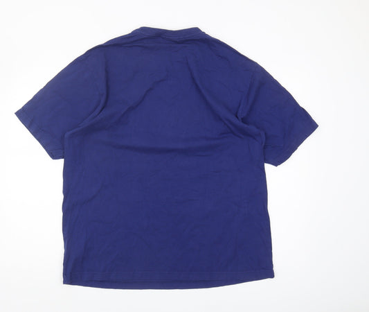 North Ridge Men's Blue XL Cotton Graphic T-Shirt