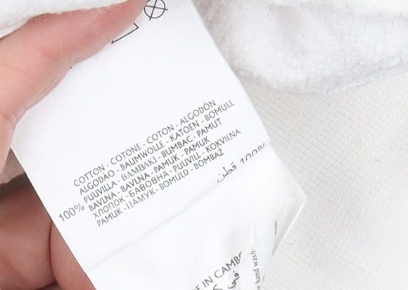 Champion Women's White XS Logo Sweatshirt