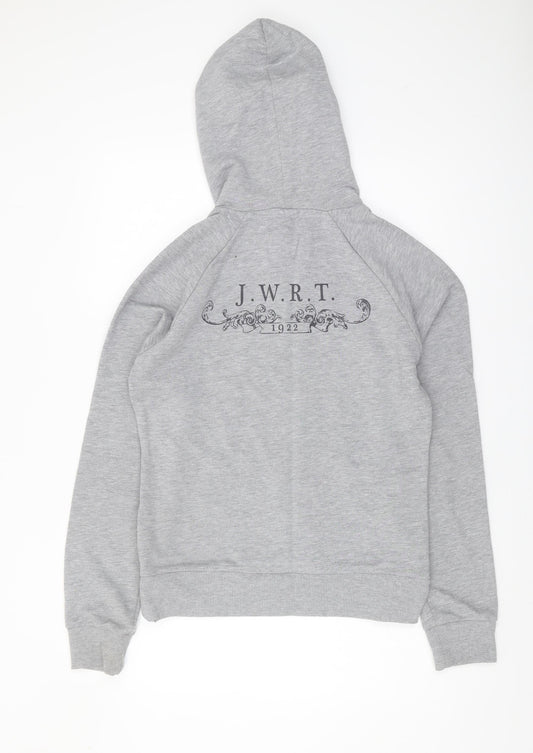 Jack Wills Women's Grey Pullover Hoodie Size 14