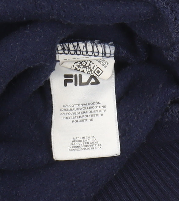 Fila Men's Blue Pullover Sweatshirt M