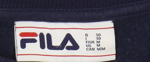 Fila Men's Blue Pullover Sweatshirt M