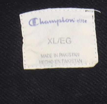 Champion Men's Black XL Logo Sweatshirt