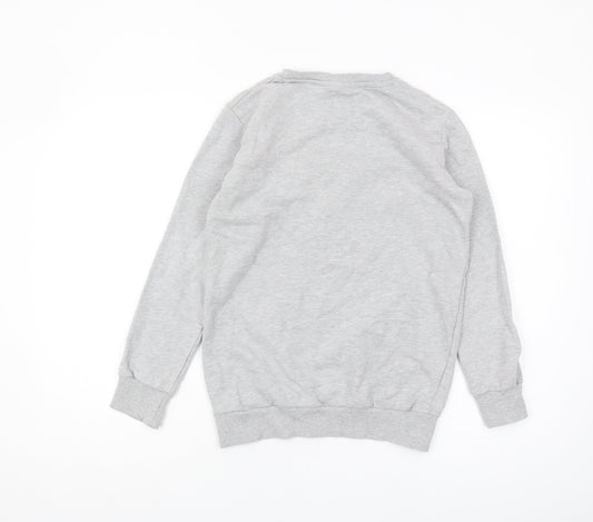 Fabric Flavours Boys Grey NASA Pullover Sweatshirt 11-12 Years
