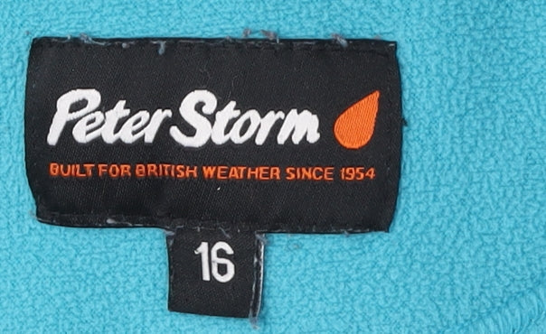 Peter Storm Women’s Blue Fleece Sweatshirt Size 16
