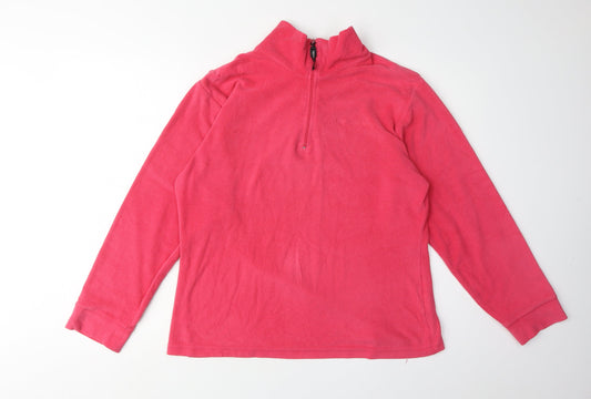 Trespass Women's Pink Fleece Pullover Sweatshirt L