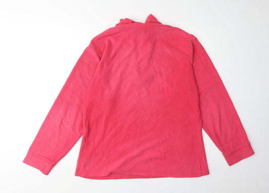 Trespass Women's Pink Fleece Pullover Sweatshirt L