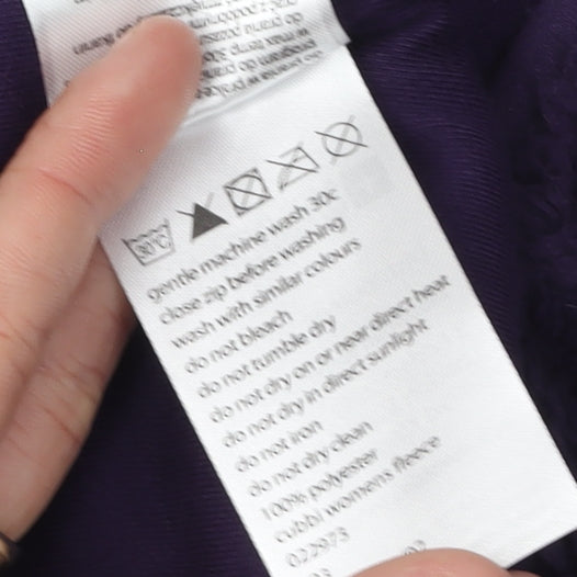 Mountain Warehouse Women Purple Fleece Waistcoat Size 12