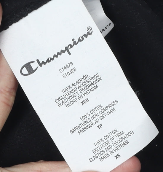 Champion Men's Black XS Crew Neck T-Shirt