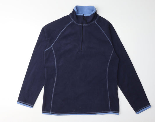 Mountain Warehouse Women's Blue Fleece Sweatshirt UK 14