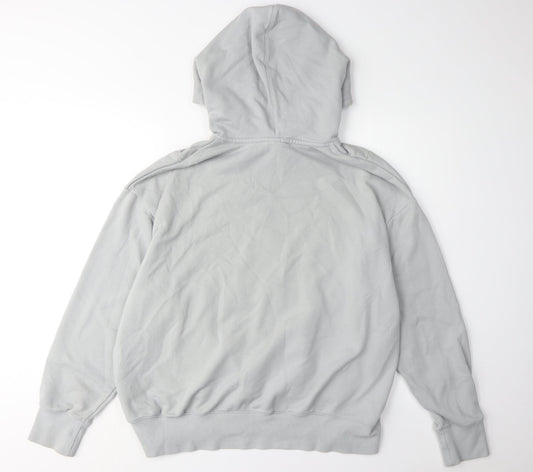Nike Men's Grey L Hoodie Pullover with Logo