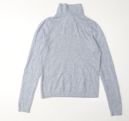 Hobbs Women's Grey Roll Neck Pullover Jumper M