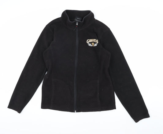 Guinness Men's Black Fleece Jacket S - Casual Beer Style