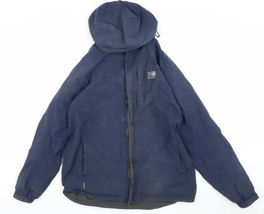 Karrimor Men's Blue Hooded Parka Jacket M