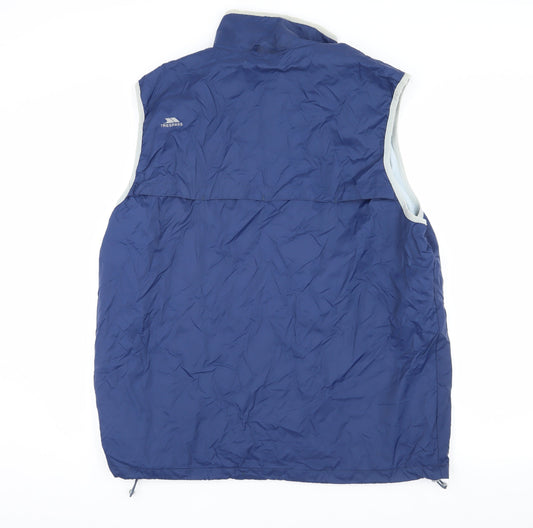 Trespass Men's Blue XL Waistcoat with Zipped Pockets