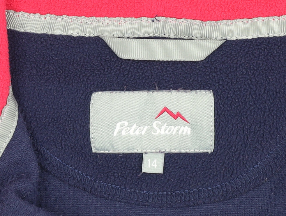 Peter Storm Women's Blue Pullover Sweatshirt Size 14