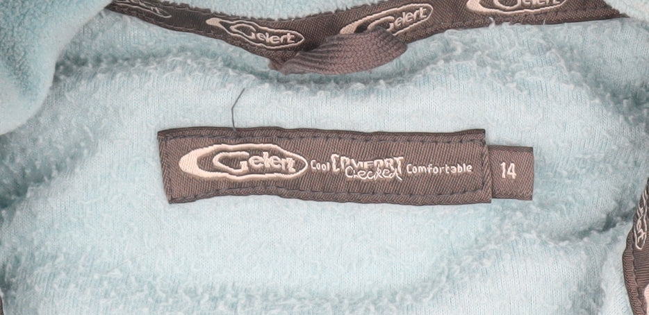 Gelert Women's Blue Hooded Rain Jacket Size 14