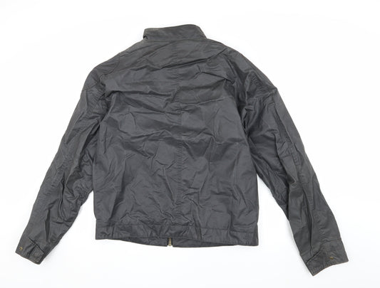 Next Men's Black Motorcycle Jacket M – Casual & Stylish