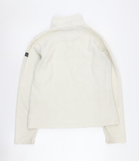 Icepeak Women's White 1/2 Zip Pullover Sweatshirt Size 12