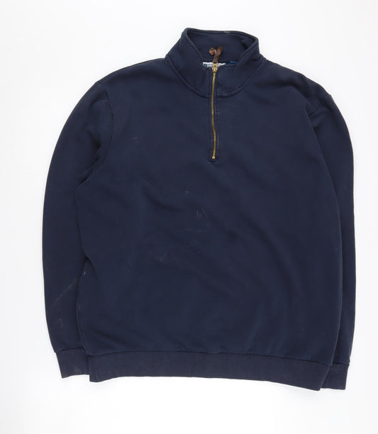 Mountain Warehouse Men's Blue 2XL Pullover Sweatshirt