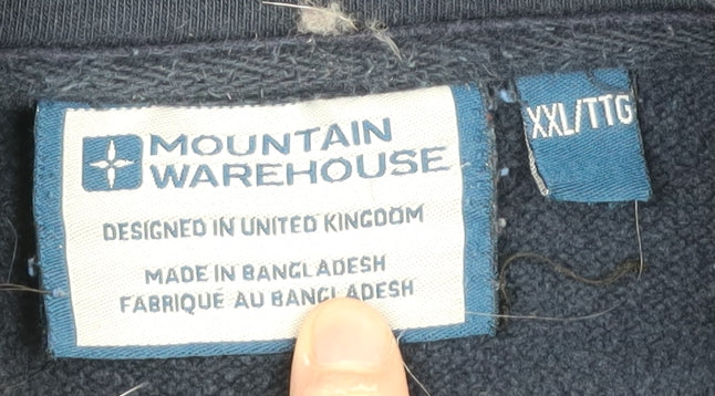 Mountain Warehouse Men's Blue 2XL Pullover Sweatshirt