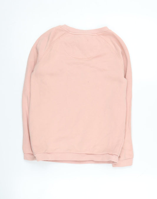 FatFace Girls Pink Pullover Sweatshirt 8-9 Years