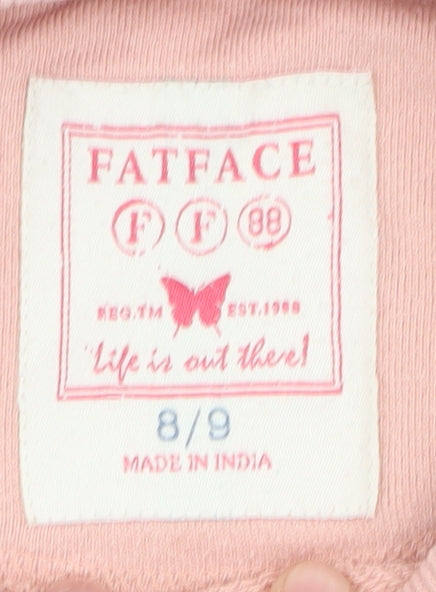 Additional view of FatFace girls’ pink pullover sweatshirt 8-9 years