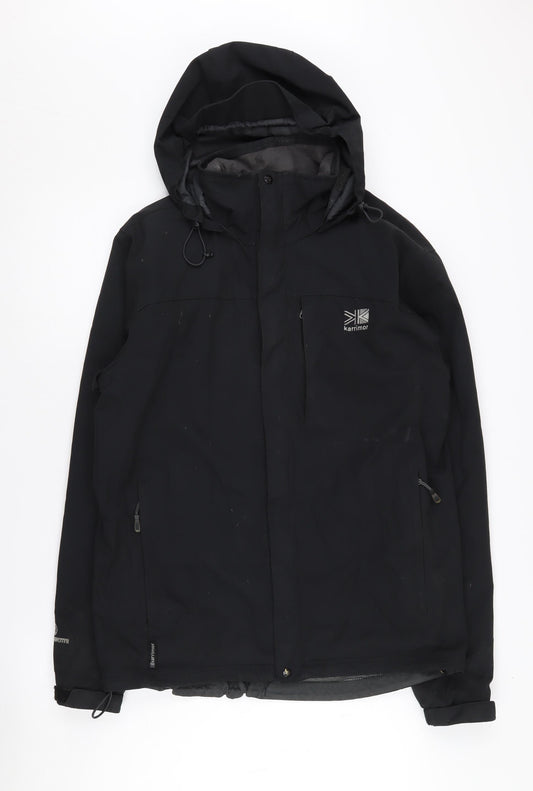 Karrimor Men's Black Parka Jacket Size S Waterproof