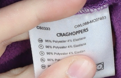 Craghoppers Women's Purple Softshell Jacket Size 12