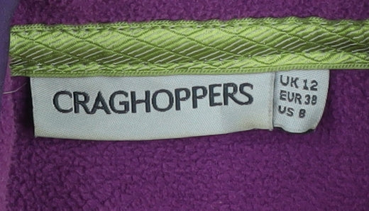 Craghoppers Women's Purple Softshell Jacket Size 12