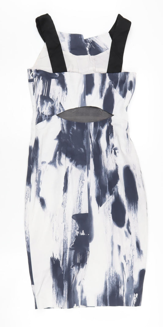 Karen Millen Women's Blue Sheath Dress Size 10