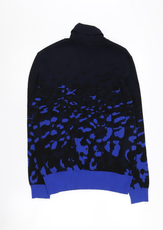 Ted Baker Women's Blue Roll Neck Pullover Jumper