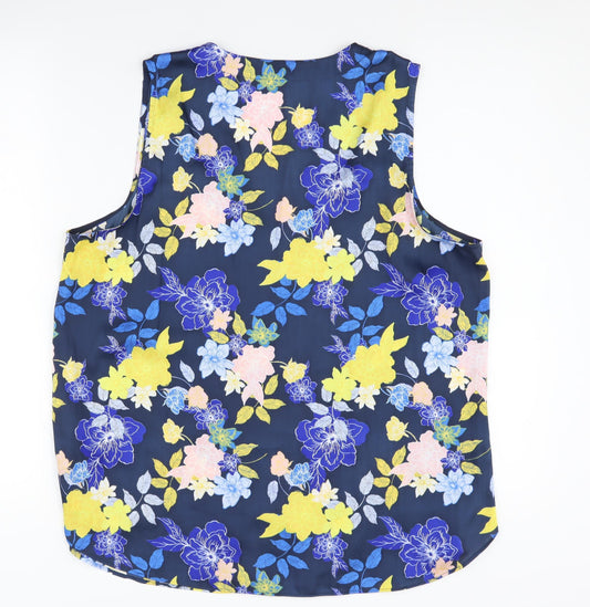 Banana Republic Women's Multicoloured Floral Blouse L