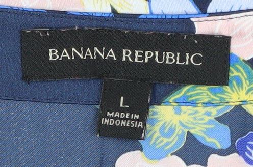 Banana Republic Women's Multicoloured Floral Blouse L